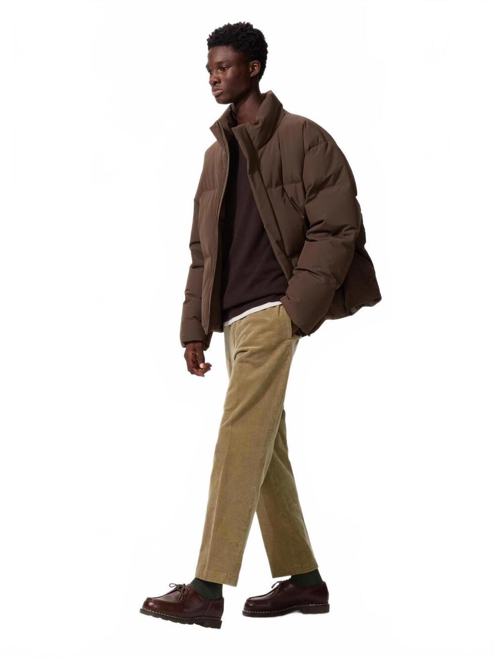 Uniqlo Smart Ankle Pants | Corduroy NWT Brown Mens Medium